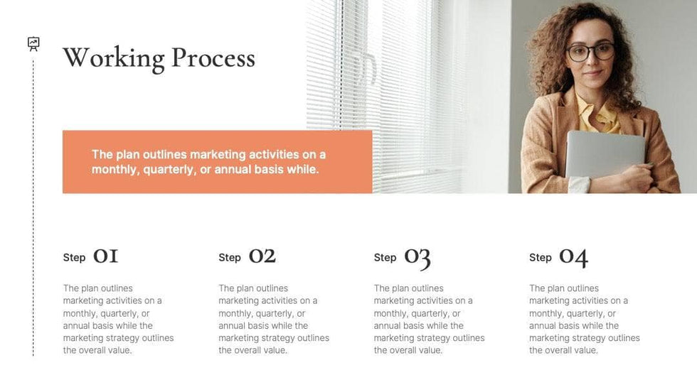 Annual-Report-Deck Slides Orange Brown Professional and Clean Presentation Annual Report Template S04302301 powerpoint-template keynote-template google-slides-template infographic-template