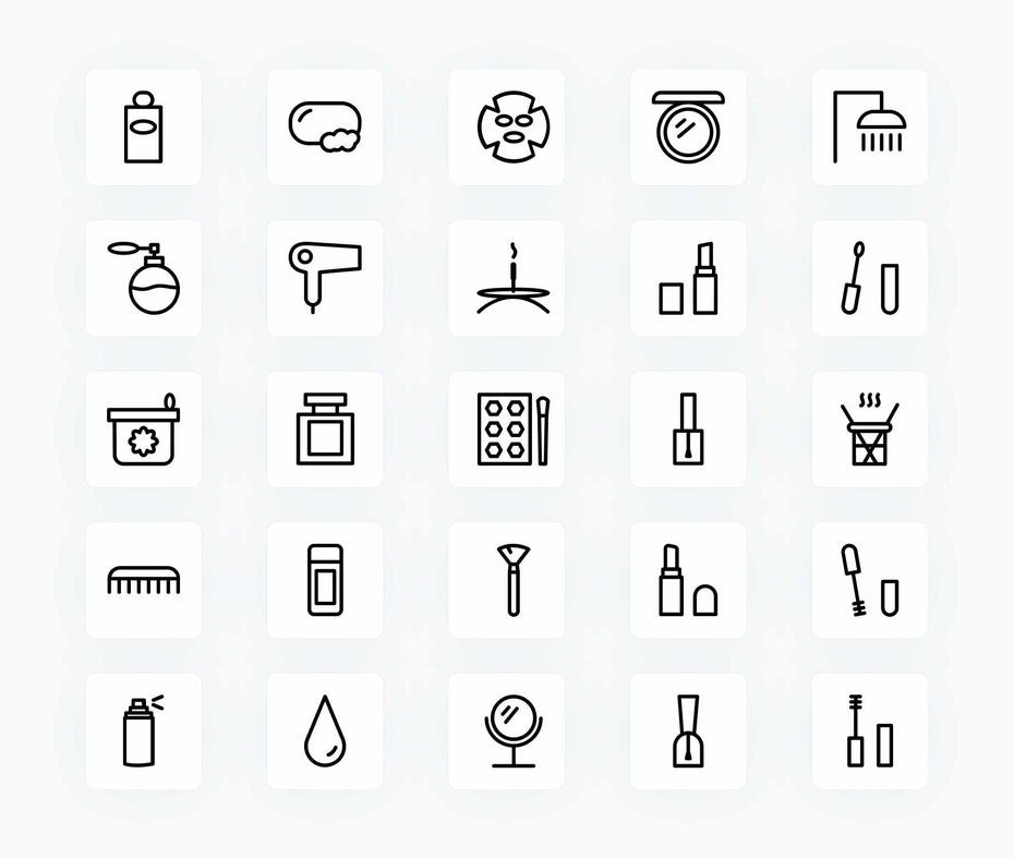 Beauty and Spa-Outline-Vector-Icons Icons Beauty and Spa Outline Vector Icons S12172102 powerpoint-template keynote-template google-slides-template infographic-template