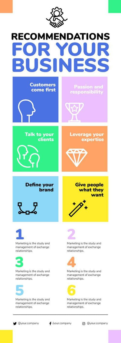 Business-Infographics Infographics Recommendations for Your Business Infographic Template powerpoint-template keynote-template google-slides-template infographic-template