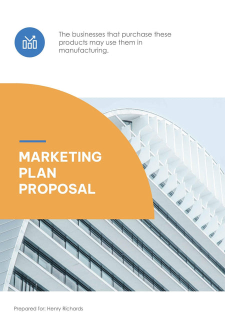 Business-Proposal-4-Pages-Infographics Neon Carrot Business Proposal Template powerpoint-template keynote-template google-slides-template infographic-template