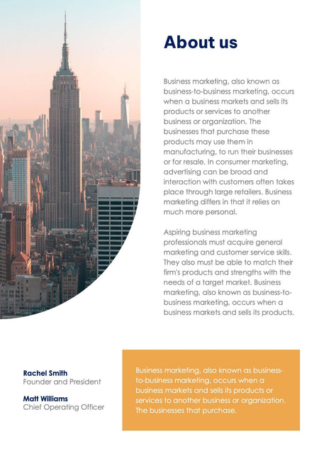 Business-Proposal-4-Pages-Infographics Neon Carrot Business Proposal Template powerpoint-template keynote-template google-slides-template infographic-template