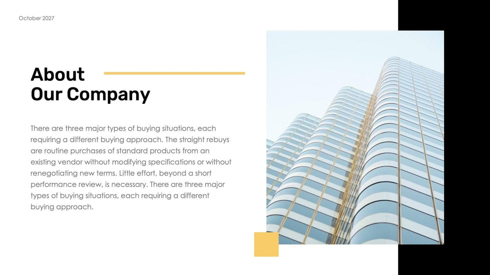 Business-Proposal-Deck Slides Black Medium Yellow Modern and Simple Presentation Business Proposal Template S10112201 powerpoint-template keynote-template google-slides-template infographic-template