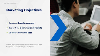 Marketing-Objectives-Slides Slides Marketing Objectives Blue Light Green Slide Template S10272201 powerpoint-template keynote-template google-slides-template infographic-template