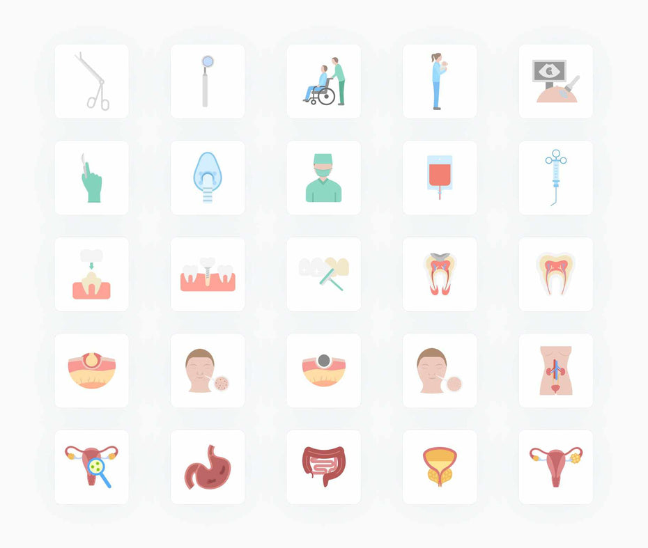 Medicine-Flat-Vector-Icons Icons Medicine Flat Vector Icons S01192206 powerpoint-template keynote-template google-slides-template infographic-template