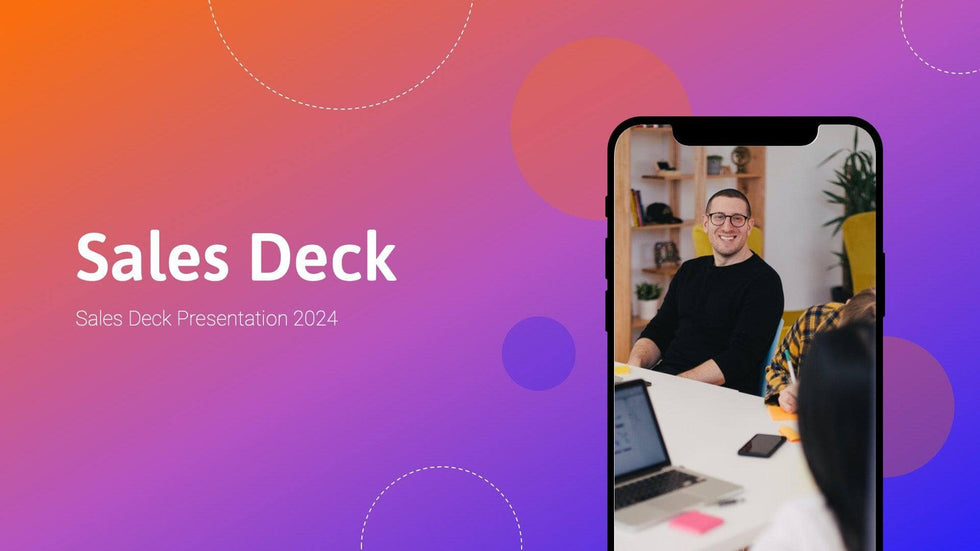 Pitch-Deck-Slides Slides Pink and Purple Gradient and Professional Presentation Sales Deck Template S11022201 powerpoint-template keynote-template google-slides-template infographic-template