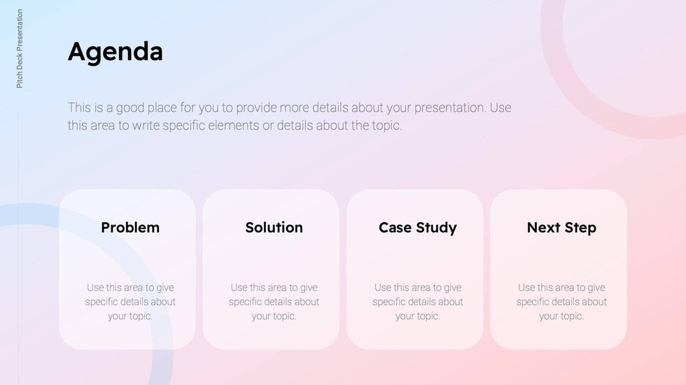 Pitch-Deck-Slides Slides Red and Blue Gradient and Professional Presentation Sales Deck Template S11012201 powerpoint-template keynote-template google-slides-template infographic-template
