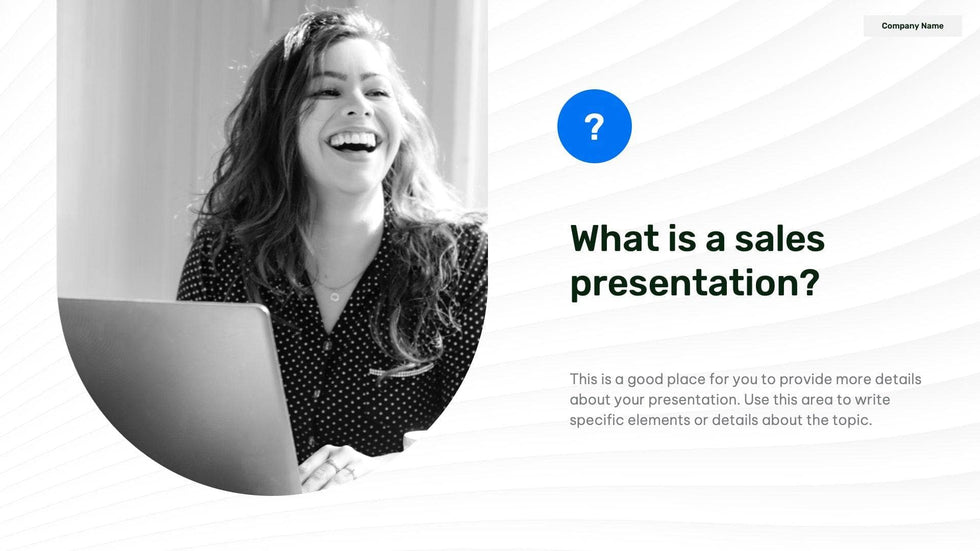 Sales-Deck Slides Blue Black and White Minimal and Professional Presentation Sales Deck Template S11022201 powerpoint-template keynote-template google-slides-template infographic-template