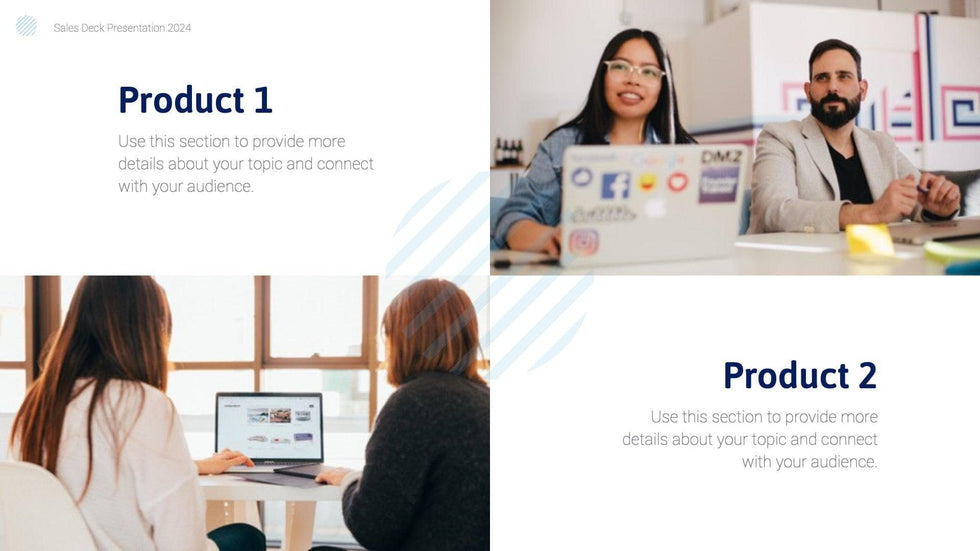 Sales-Deck Slides Blue Light Gray Gradient and Professional Presentation Sales Deck Template S11022201 powerpoint-template keynote-template google-slides-template infographic-template