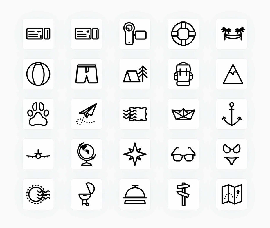 Travel-Outline-Vector-Icons Icons Travel Outline Vector Icons S12162102 powerpoint-template keynote-template google-slides-template infographic-template