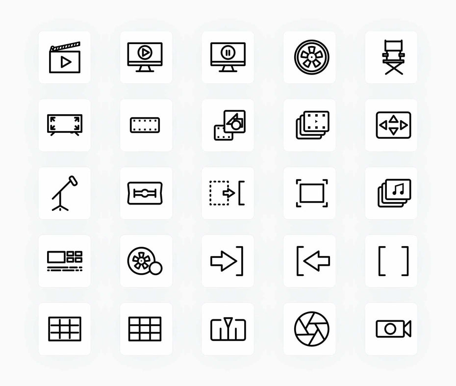 Video-Outline-Vector-Icons Icons Video Outline Vector Icons S12162102 powerpoint-template keynote-template google-slides-template infographic-template