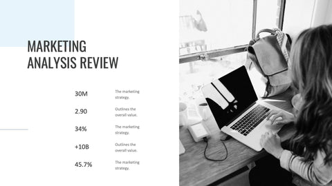 Annual-Report-Deck Slides Blue Light Black and White Minimal and Simple Presentation Annual Report Template S04212301 powerpoint-template keynote-template google-slides-template infographic-template