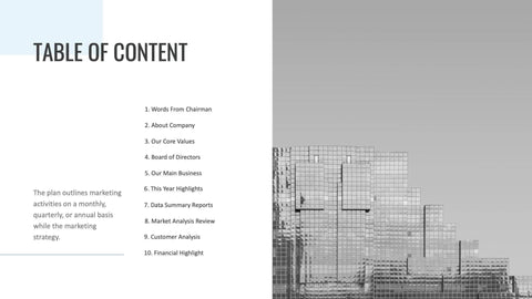 Annual-Report-Deck Slides Blue Light Black and White Minimal and Simple Presentation Annual Report Template S04212301 powerpoint-template keynote-template google-slides-template infographic-template