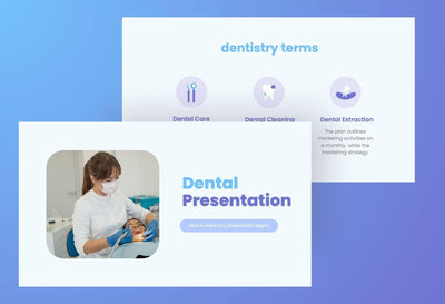 Health-Presentation-Template Slides Light Blue and Violet Simple Dental Presentation Template S07192301 powerpoint-template keynote-template google-slides-template infographic-template