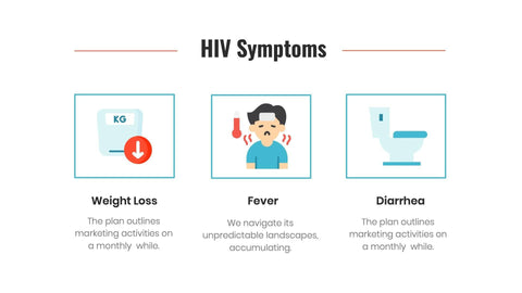 Medical-Presentation-Templates Slides Aquamarine and Red Simple HIV Care Presentation Template S07262301 powerpoint-template keynote-template google-slides-template infographic-template