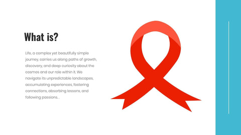 Medical-Presentation-Templates Slides Aquamarine and Red Simple HIV Care Presentation Template S07262301 powerpoint-template keynote-template google-slides-template infographic-template