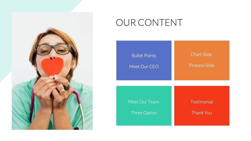 Medical-Presentation-Templates Slides Colorful Professional and Simple Heart Presentation Template S07242301 powerpoint-template keynote-template google-slides-template infographic-template