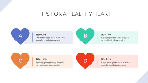 Medical-Presentation-Templates Slides Colorful Professional and Simple Heart Presentation Template S07242301 powerpoint-template keynote-template google-slides-template infographic-template