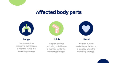 Medical-Presentation-Templates Slides Green and Blue Simple Pneumonia Presentation Template S07242301 powerpoint-template keynote-template google-slides-template infographic-template