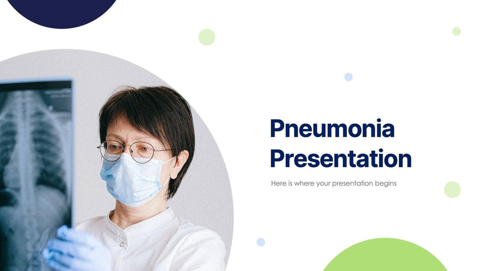 Medical-Presentation-Templates Slides Green and Blue Simple Pneumonia Presentation Template S07242301 powerpoint-template keynote-template google-slides-template infographic-template