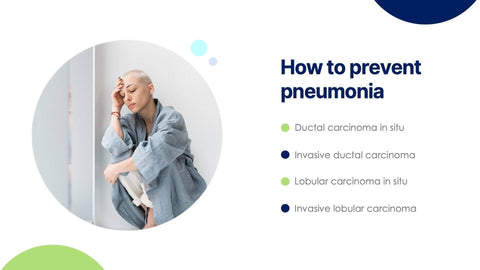 Medical-Presentation-Templates Slides Green and Blue Simple Pneumonia Presentation Template S07242301 powerpoint-template keynote-template google-slides-template infographic-template