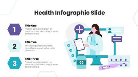 Medical-Presentation-Templates Slides Health Center Presentation Template S08012301 powerpoint-template keynote-template google-slides-template infographic-template