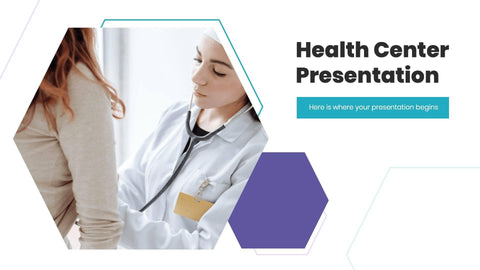 Medical-Presentation-Templates Slides Health Center Presentation Template S08012301 powerpoint-template keynote-template google-slides-template infographic-template