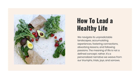 Medical-Presentation-Templates Slides Healthy Lifestyle Presentation Template S08072301 powerpoint-template keynote-template google-slides-template infographic-template
