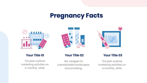 Medical-Presentation-Templates Slides Pink and Blue Simple Pregnancy Presentation Template S07272301 powerpoint-template keynote-template google-slides-template infographic-template