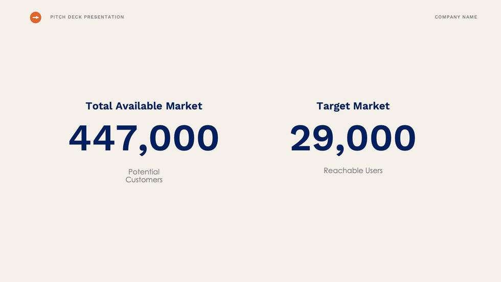 Target-Market-Slides Slides Target Market Blue and Orange Slide Template S10172202 powerpoint-template keynote-template google-slides-template infographic-template