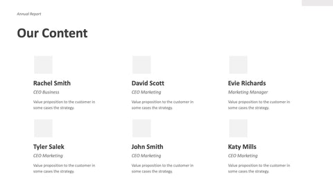 Annual-Report-Deck Slides Minimalist Annual Report Presentation Template powerpoint-template keynote-template google-slides-template infographic-template