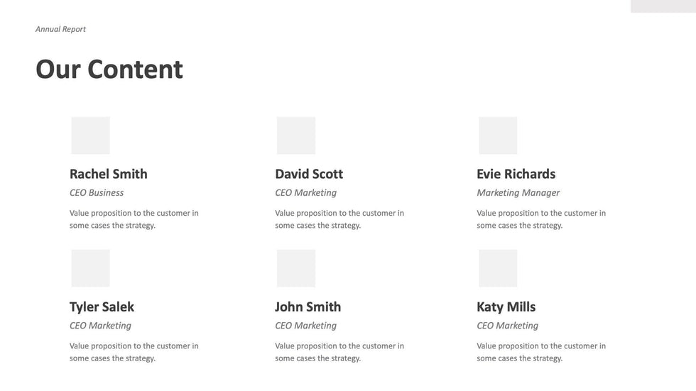 Annual-Report-Deck Slides Minimalist Annual Report Presentation Template powerpoint-template keynote-template google-slides-template infographic-template