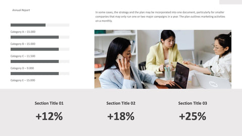 Annual-Report-Deck Slides Minimalist Annual Report Presentation Template powerpoint-template keynote-template google-slides-template infographic-template