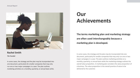 Annual-Report-Deck Slides Minimalist Annual Report Presentation Template powerpoint-template keynote-template google-slides-template infographic-template