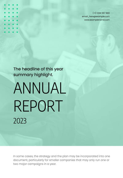 Annual-Report-Documents Documents Asda Green Minimalist Annual Report PowerPoint Template powerpoint-template keynote-template google-slides-template infographic-template
