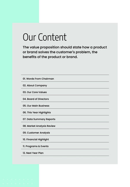 Annual-Report-Documents Documents Asda Green Minimalist Annual Report PowerPoint Template powerpoint-template keynote-template google-slides-template infographic-template