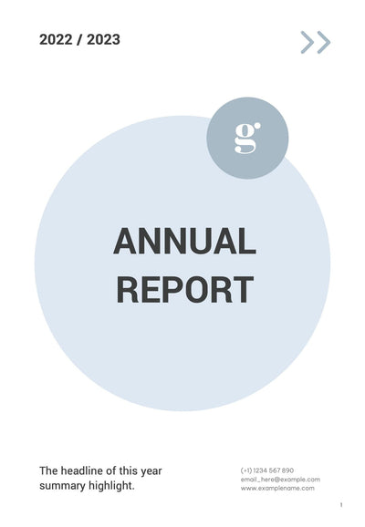 Annual-Report-Documents Documents Azureish White Minimalist Annual Report PowerPoint Template powerpoint-template keynote-template google-slides-template infographic-template