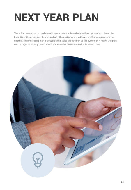 Annual-Report-Documents Documents Azureish White Minimalist Annual Report PowerPoint Template powerpoint-template keynote-template google-slides-template infographic-template