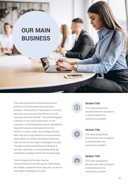 Annual-Report-Documents Documents Azureish White Minimalist Annual Report PowerPoint Template powerpoint-template keynote-template google-slides-template infographic-template