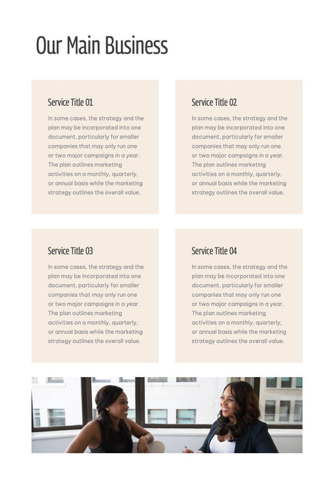 Annual-Report-Documents Documents Beige and Orange Minimalist Annual Report PowerPoint Template powerpoint-template keynote-template google-slides-template infographic-template