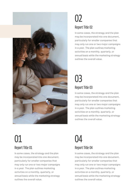 Annual-Report-Documents Documents Beige and Orange Minimalist Annual Report PowerPoint Template powerpoint-template keynote-template google-slides-template infographic-template