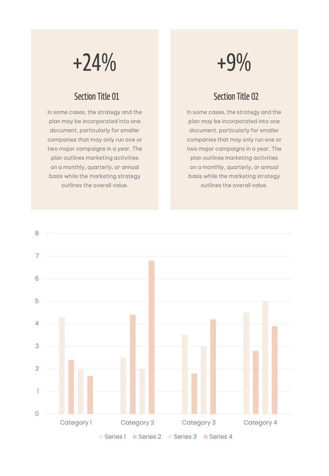 Annual-Report-Documents Documents Beige and Orange Minimalist Annual Report PowerPoint Template powerpoint-template keynote-template google-slides-template infographic-template