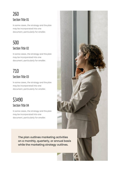 Annual-Report-Documents Documents Beige and Orange Minimalist Annual Report PowerPoint Template powerpoint-template keynote-template google-slides-template infographic-template