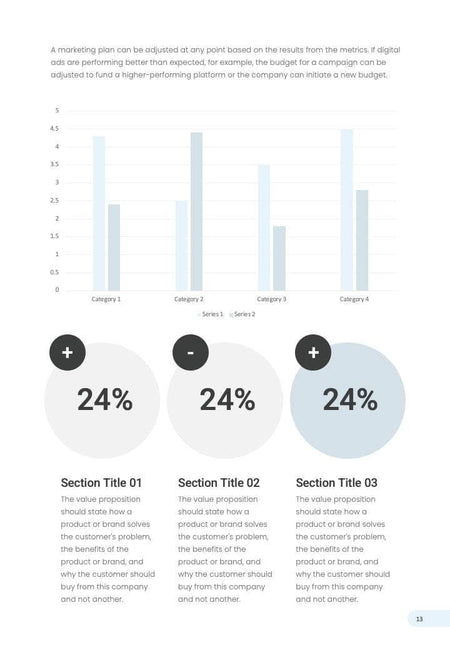Annual-Report-Documents Documents Blue Light and Dark Gray Minimalist Annual Report PowerPoint Template powerpoint-template keynote-template google-slides-template infographic-template