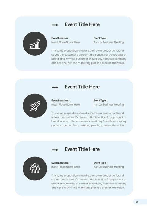 Annual-Report-Documents Documents Blue Light and Dark Gray Minimalist Annual Report PowerPoint Template powerpoint-template keynote-template google-slides-template infographic-template