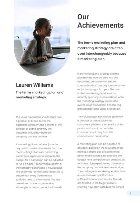 Annual-Report-Documents Documents Blue Light and Dark Gray Minimalist Annual Report PowerPoint Template powerpoint-template keynote-template google-slides-template infographic-template