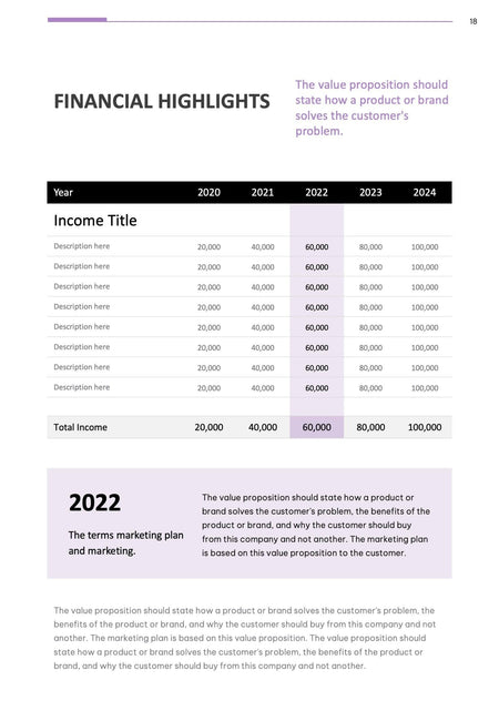 Annual-Report-Documents Documents Lavender Light Minimalist Annual Report PowerPoint Template powerpoint-template keynote-template google-slides-template infographic-template
