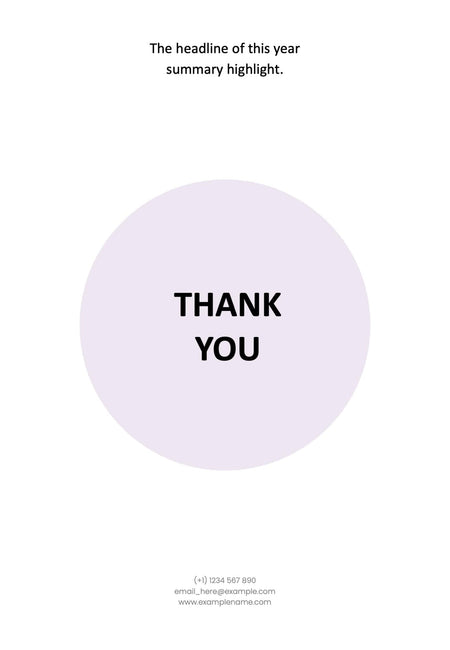 Annual-Report-Documents Documents Lavender Light Minimalist Annual Report PowerPoint Template powerpoint-template keynote-template google-slides-template infographic-template