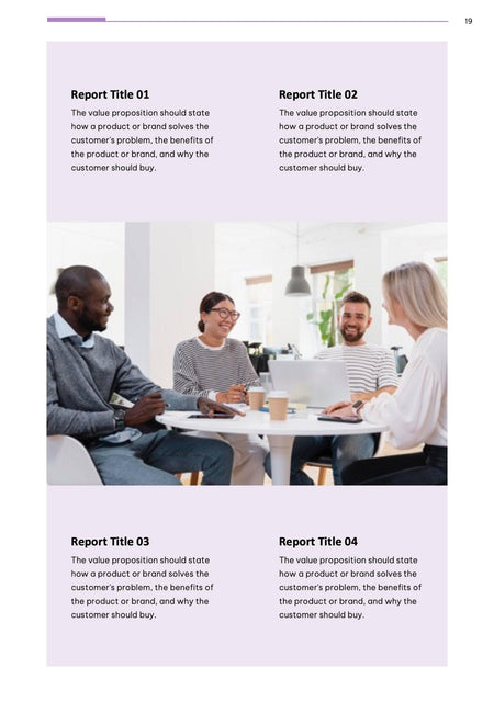 Annual-Report-Documents Documents Lavender Light Minimalist Annual Report PowerPoint Template powerpoint-template keynote-template google-slides-template infographic-template
