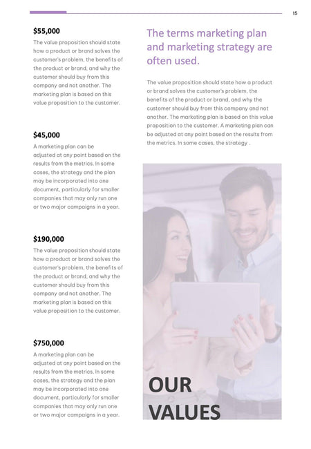 Annual-Report-Documents Documents Lavender Light Minimalist Annual Report PowerPoint Template powerpoint-template keynote-template google-slides-template infographic-template