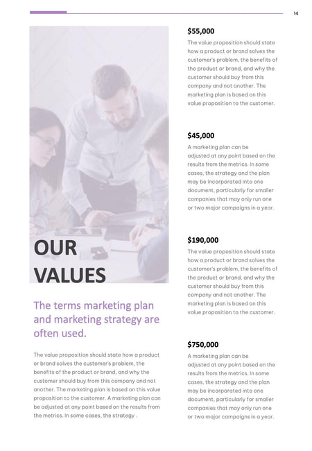 Annual-Report-Documents Documents Lavender Light Minimalist Annual Report PowerPoint Template powerpoint-template keynote-template google-slides-template infographic-template